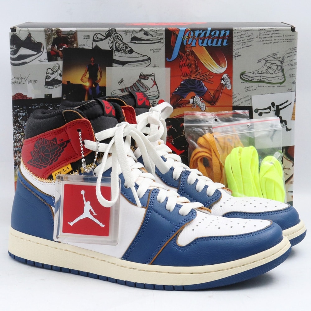 Union × Nike Air Jordan 1 Retro High OG NRG "Storm Blue/Varsity Red"