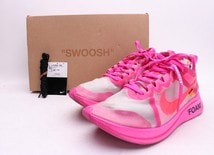 Off-White × Nike Zoom Fly "Pink"