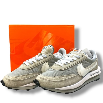 fragment design × sacai × Nike LD Waffle "Light Smoke Grey"