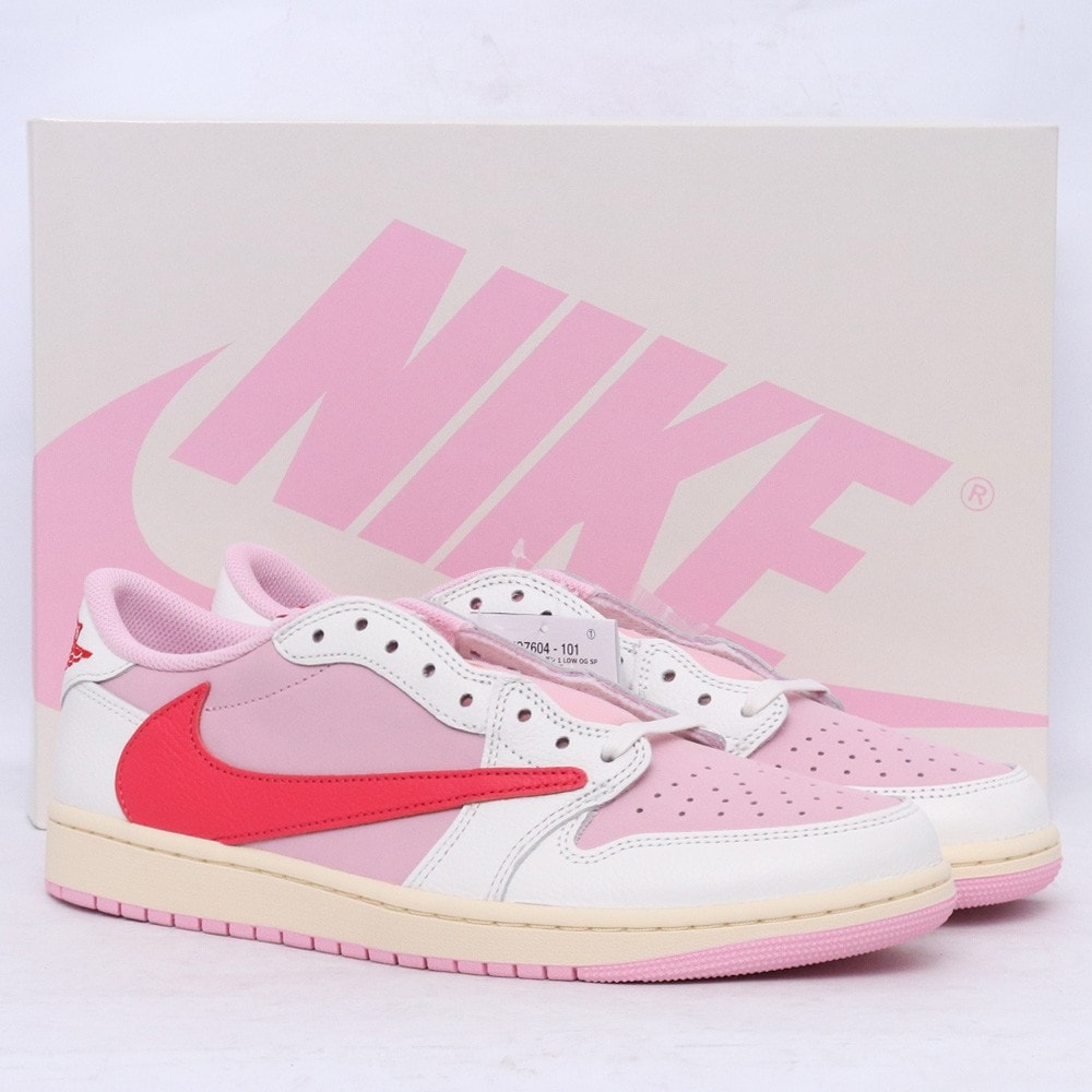Travis Scott × Nike Air Jordan 1 Retro Low OG "Sail/Tropical Pink"