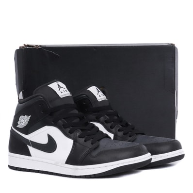 Nike Air Jordan 1 Mid "Black/Summit White/Off Noir"
