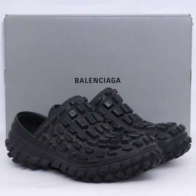 Balenciaga Defender Clog "Black Rubber"