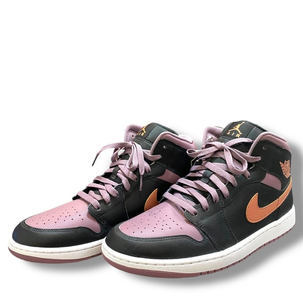 Nike Air Jordan 1 Mid SE "Black/Sky J Mauve/Sky J Orange"