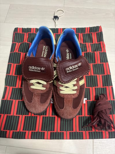 Wales Bonner × adidas Samba Nylon Low "Fox Brown/Sandy Beige/Lucky Blue"