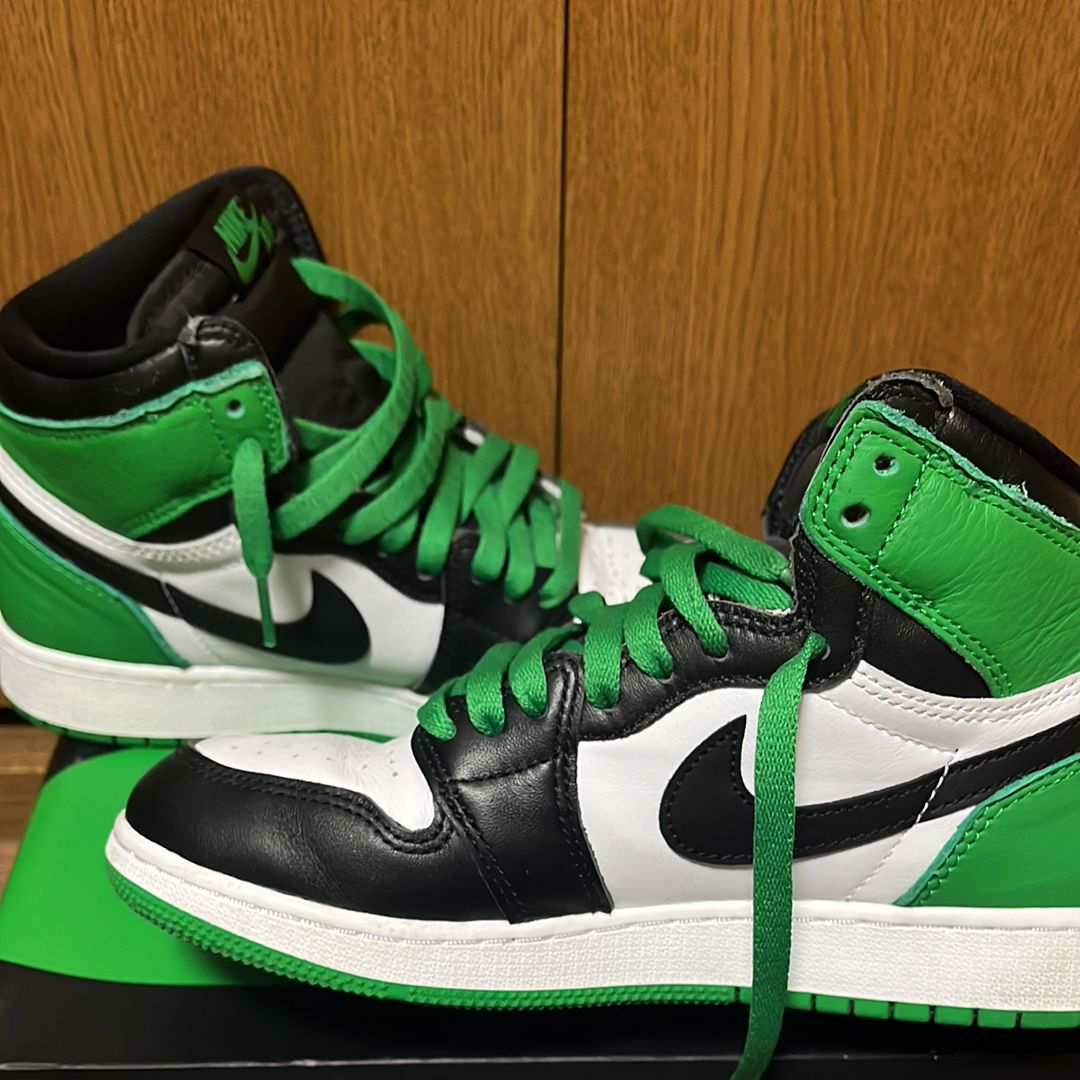 Nike GS Air Jordan 1 Retro High OG "Celtics/Black and Lucky Green" (2023)