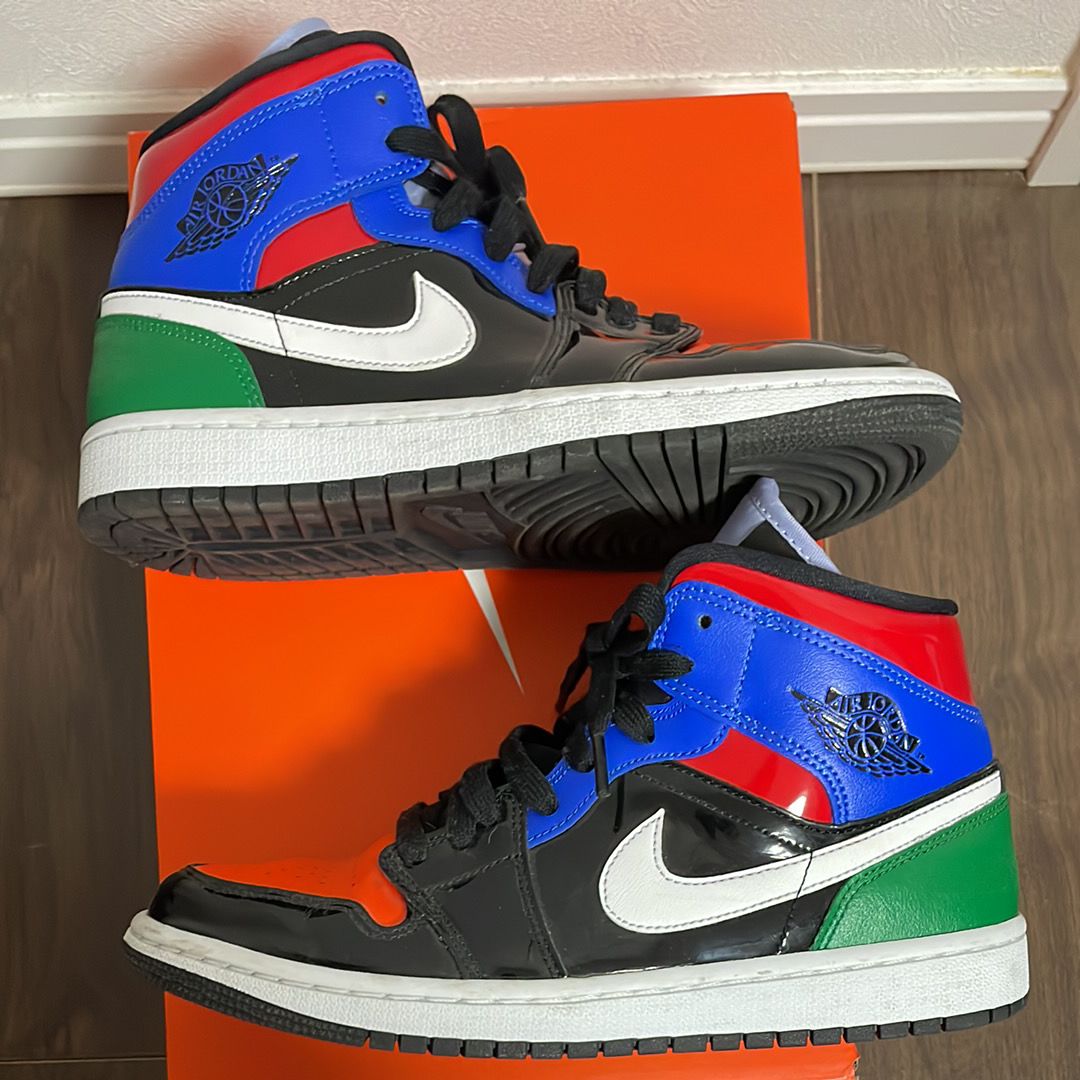 NIKE Women's AIR JORDAN 1 MID "PATENT BLEND"