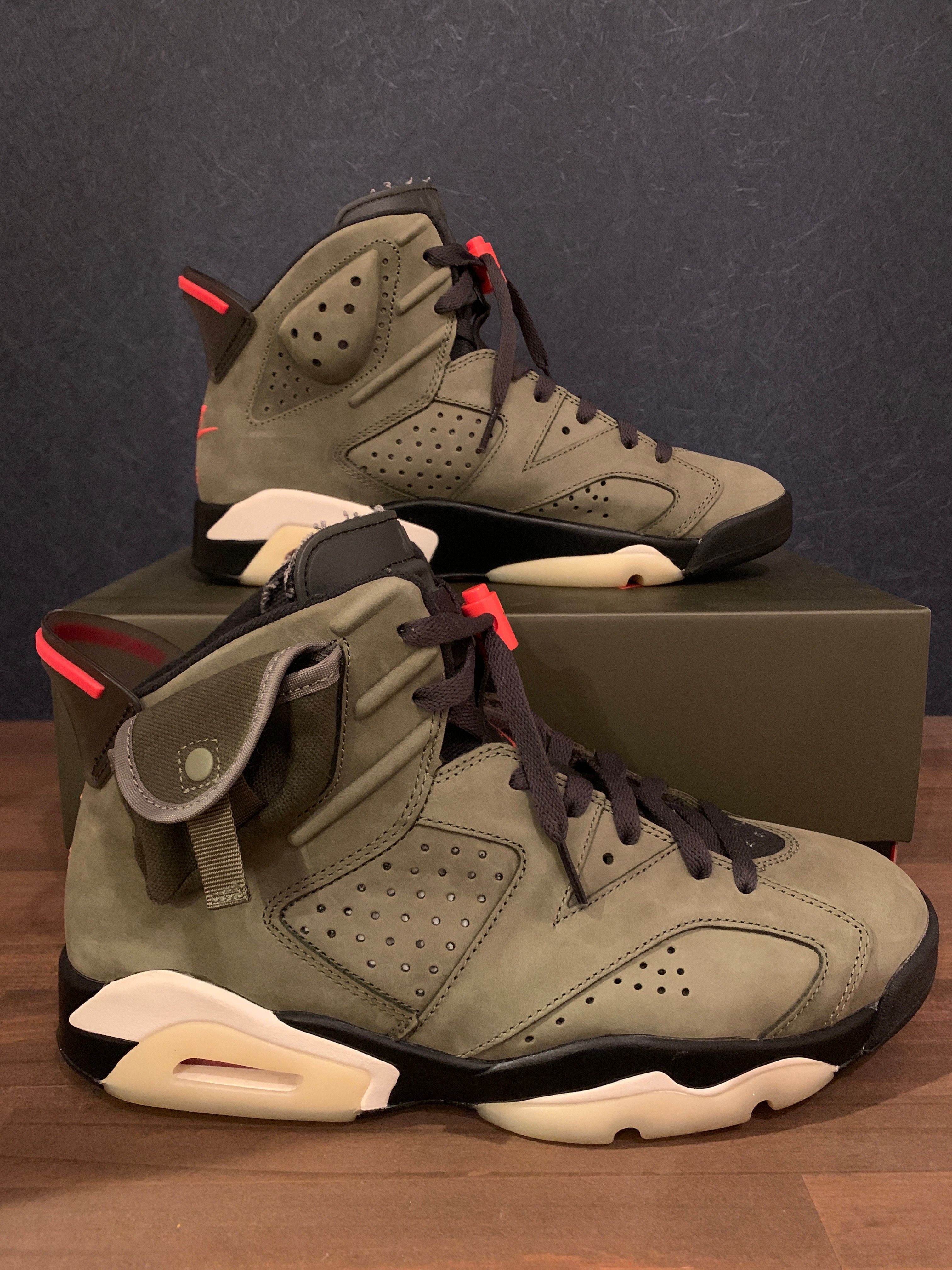 Travis Scott × Nike Air Jordan 6 Retro "Medium Olive"
