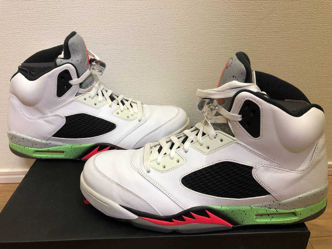 NIKE AIR JORDAN 5 RETRO POISON GREEN
