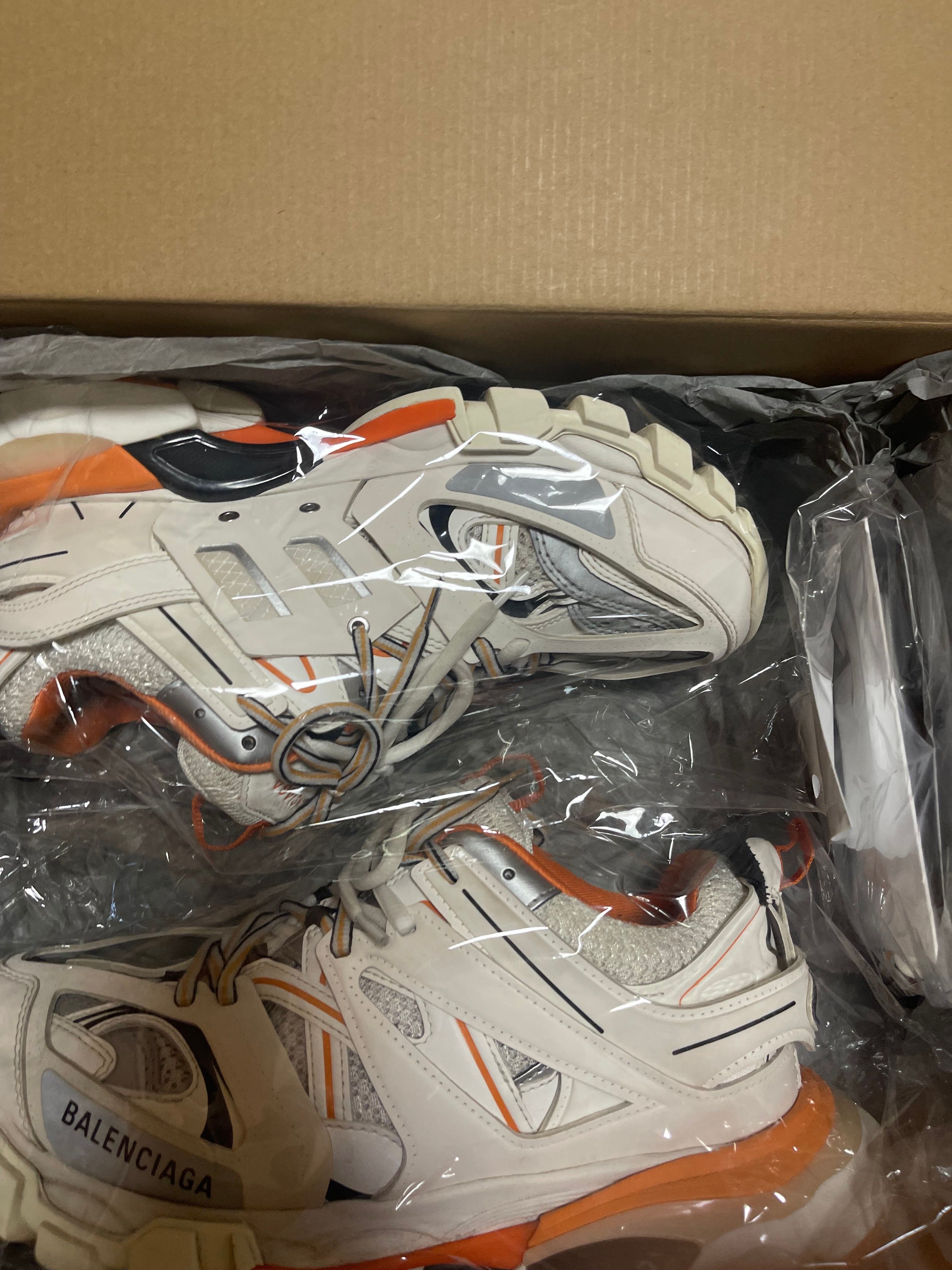 Balenciaga Track Sneaker "White/Orange"