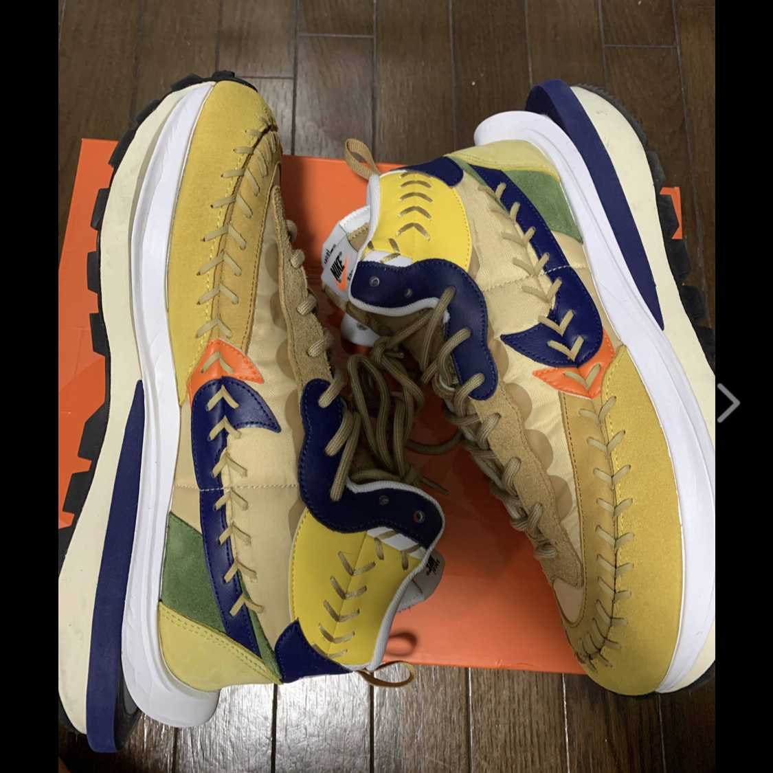 Jean-Paul Gaultier × sacai × Nike VaporWaffle "Sesame/Multi Color"