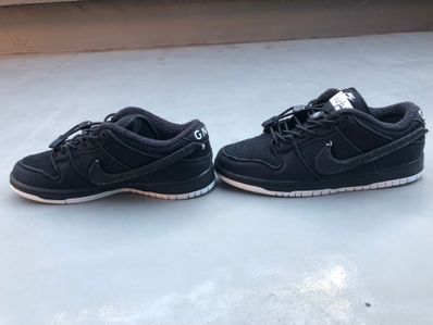 Gnarhunters × Nike SB Dunk Low "Black/White"