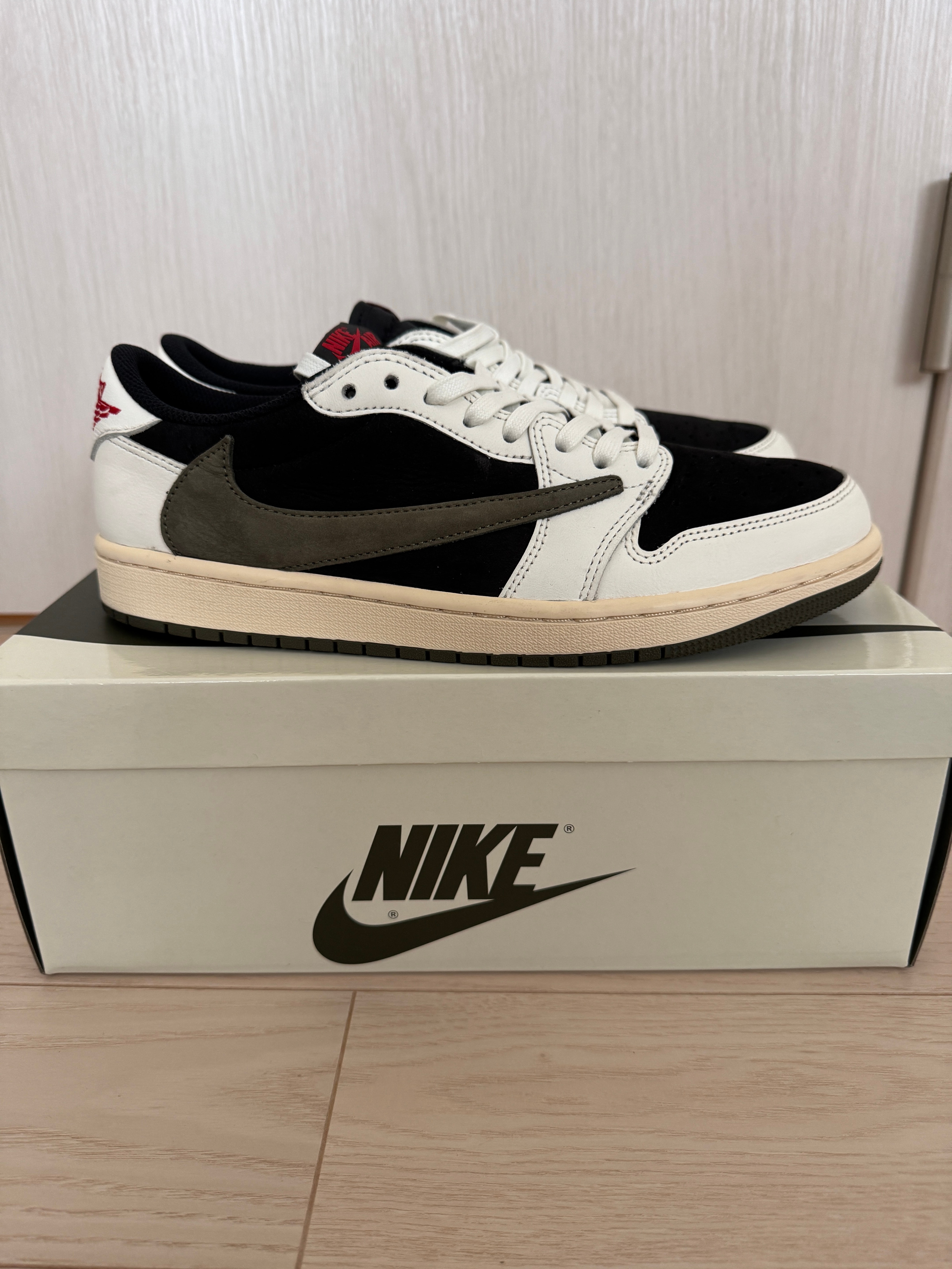 Travis Scott × Nike Women's Air Jordan 1 Low OG "Medium Olive"