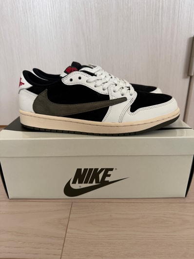 Travis Scott × Nike Women's Air Jordan 1 Low OG "Medium Olive"