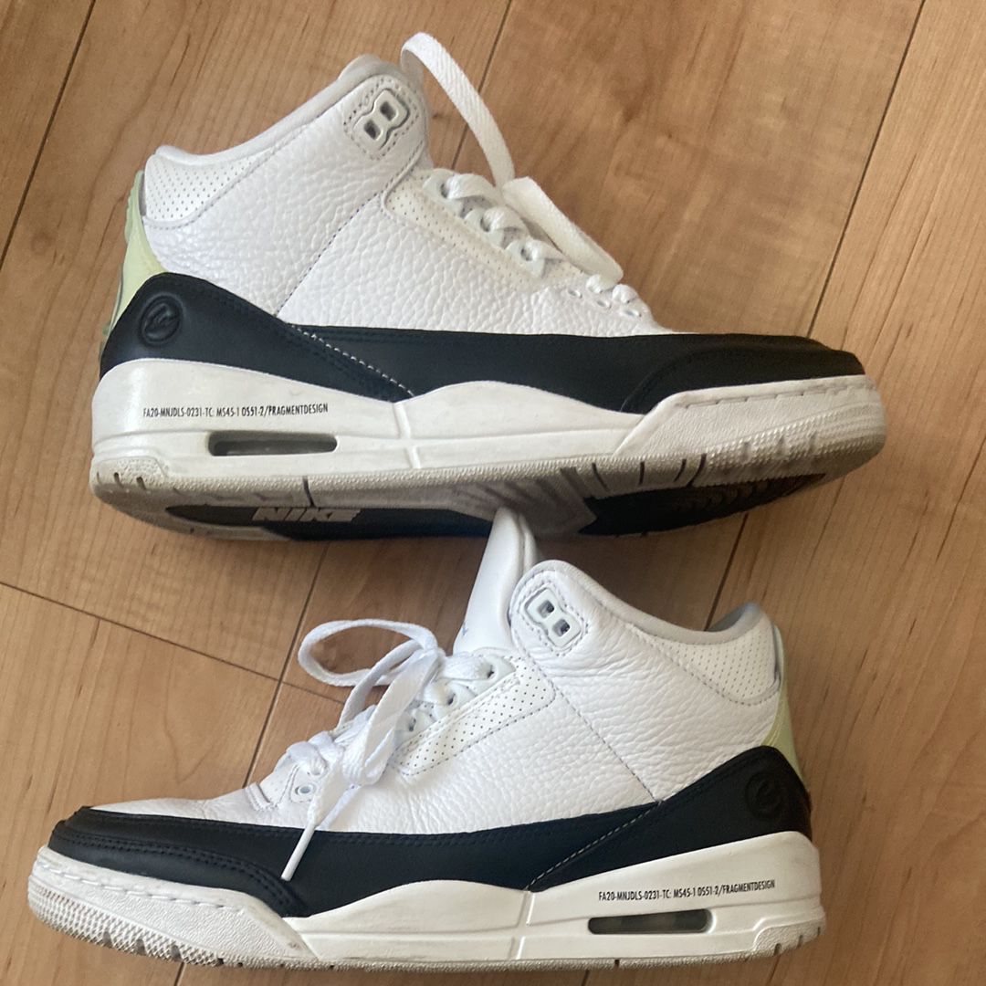 Fragment × Nike Air Jordan 3 "White/Black"