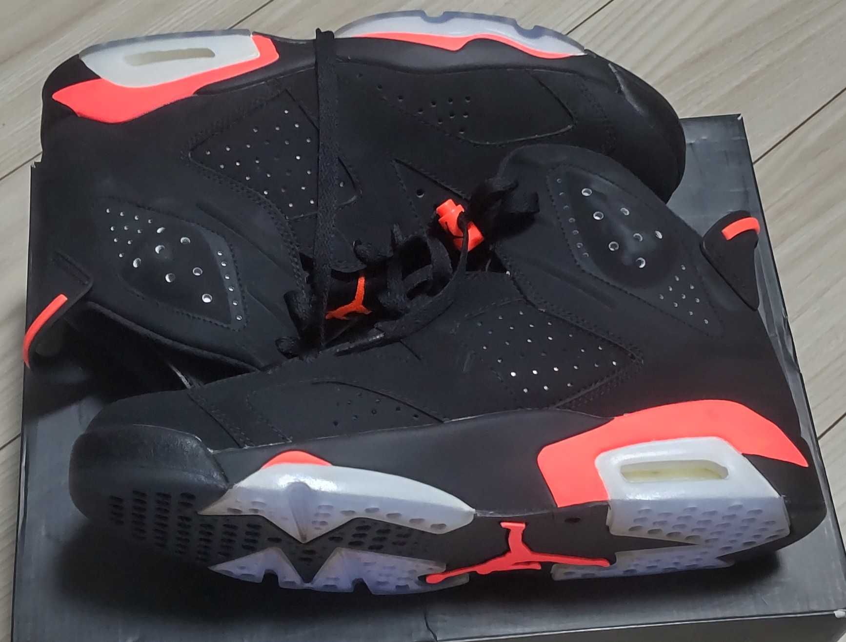 NIKE AIR JORDAN 6 RETRO "INFRARED BLACK" (2014)