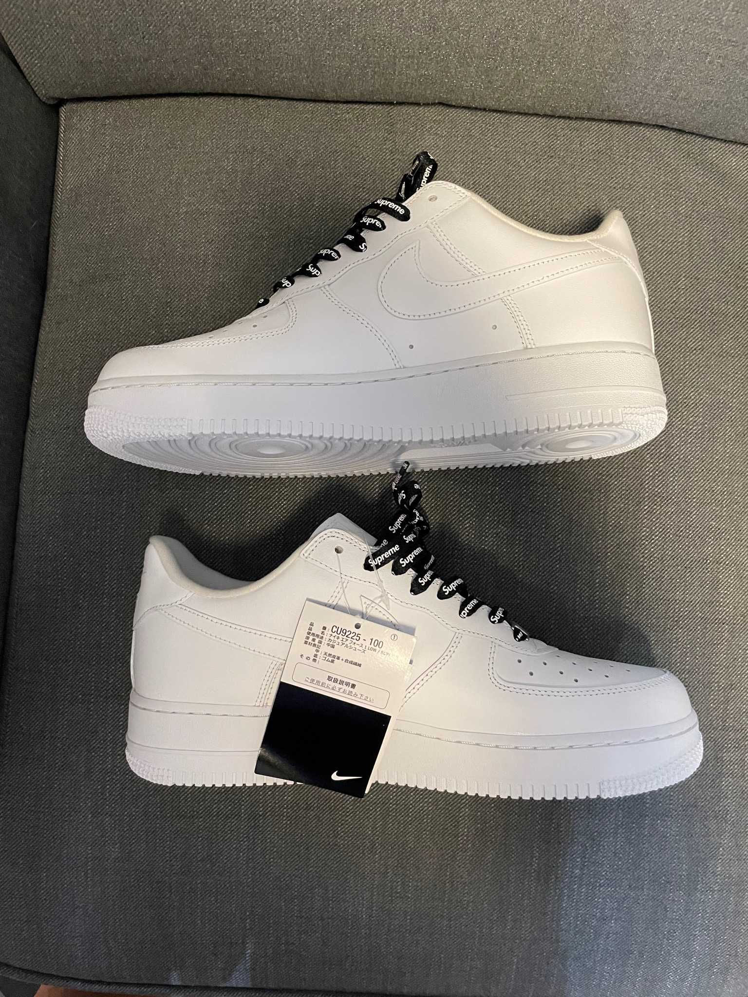 Supreme × Nike Air Force 1 Low "White"