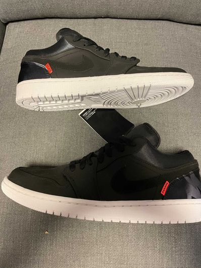 NIKE × PARIS SAINT GERMAIN AIR JORDAN 1 LOW PSG "BLACK"