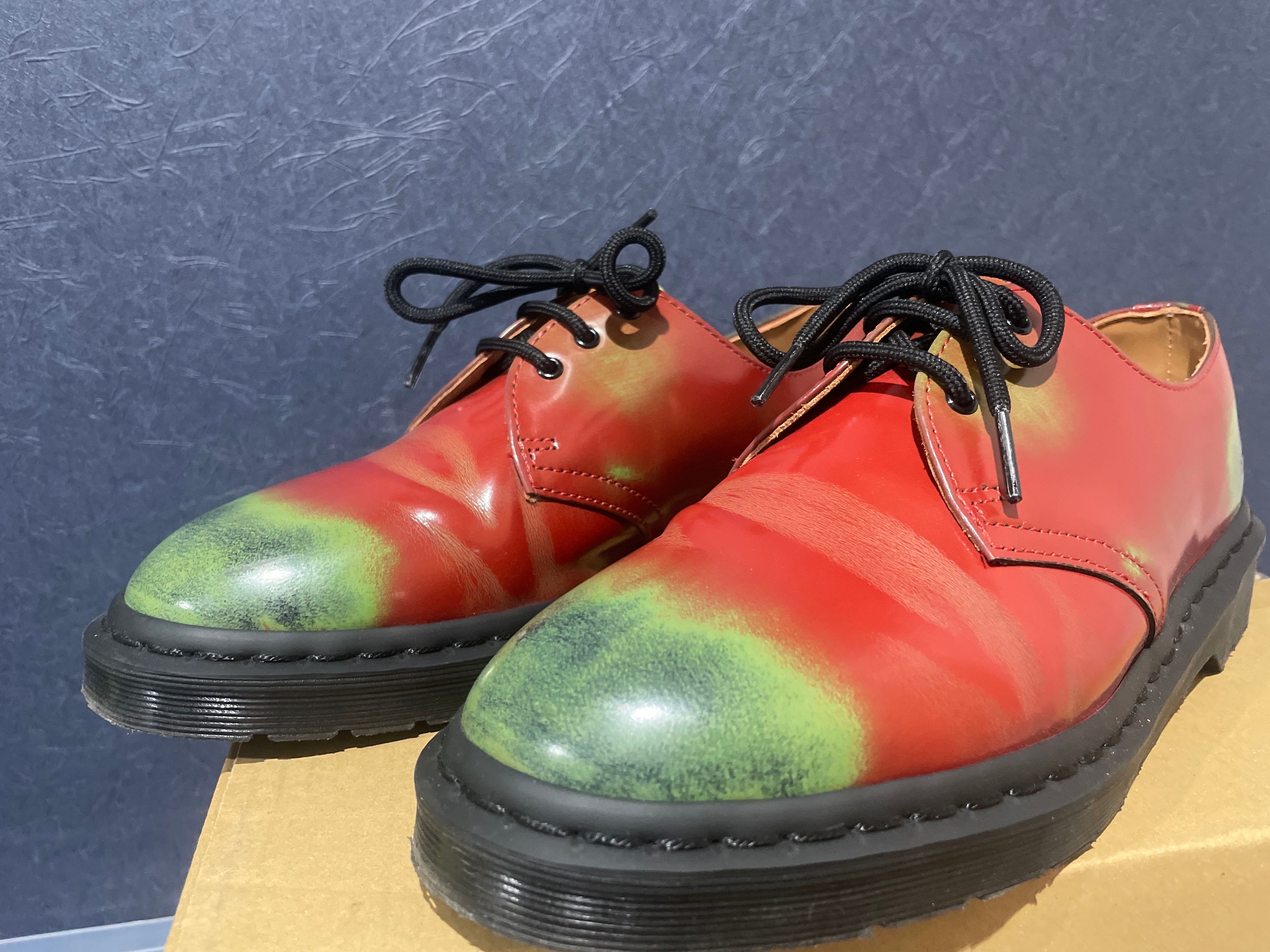 Supreme × Dr.Martens 1461 3 Eye Shoe "Red"