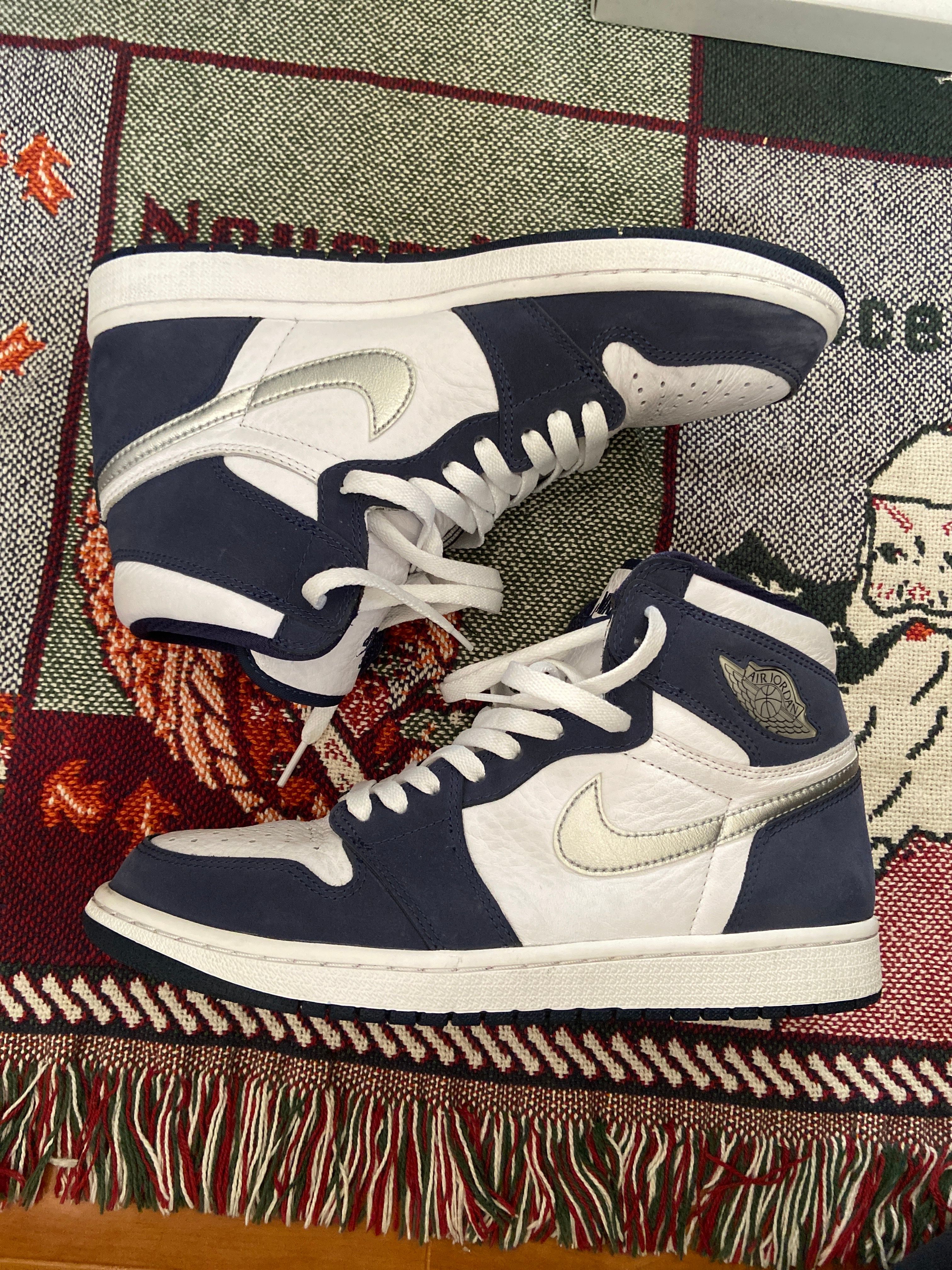 Nike Air Jordan 1 High OG CO.JP "White/Midnight Navy" (2020)(ブリーフケースなし)