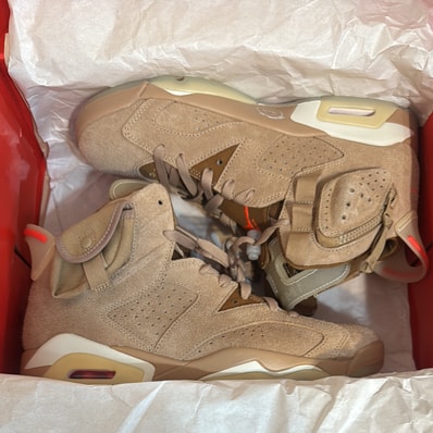 Travis Scott × Nike Air Jordan 6 "British Khaki"