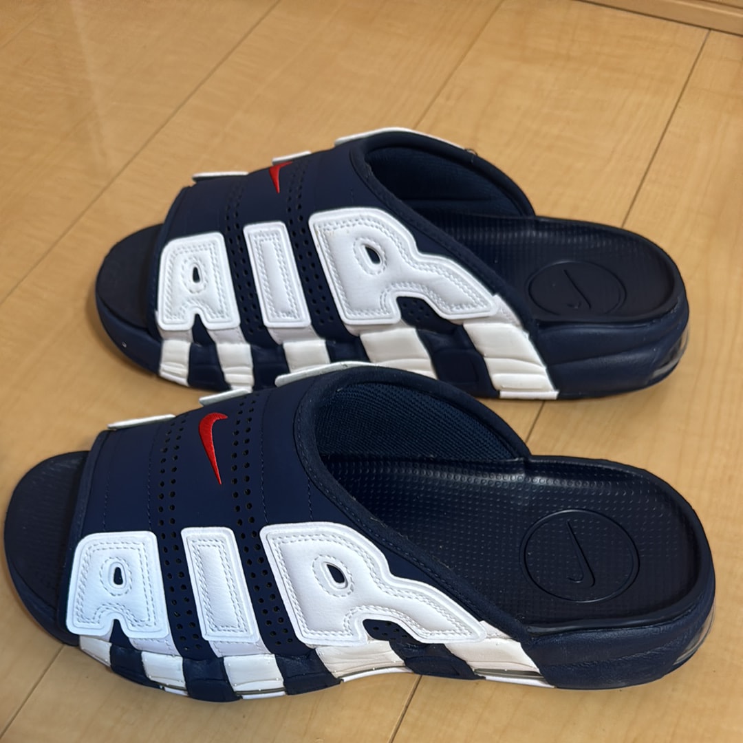 Nike Air More Uptempo Slide "Olympic" (2024) (FQ8700-400/FQ8699-400)
