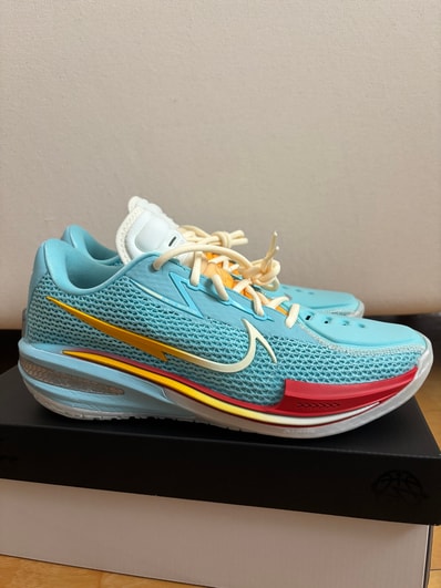 TITAN × Dylan Harper × Nike GT Cut "Bleached Aqua/Sport Gold" (IU0779-400/IU0780-400)