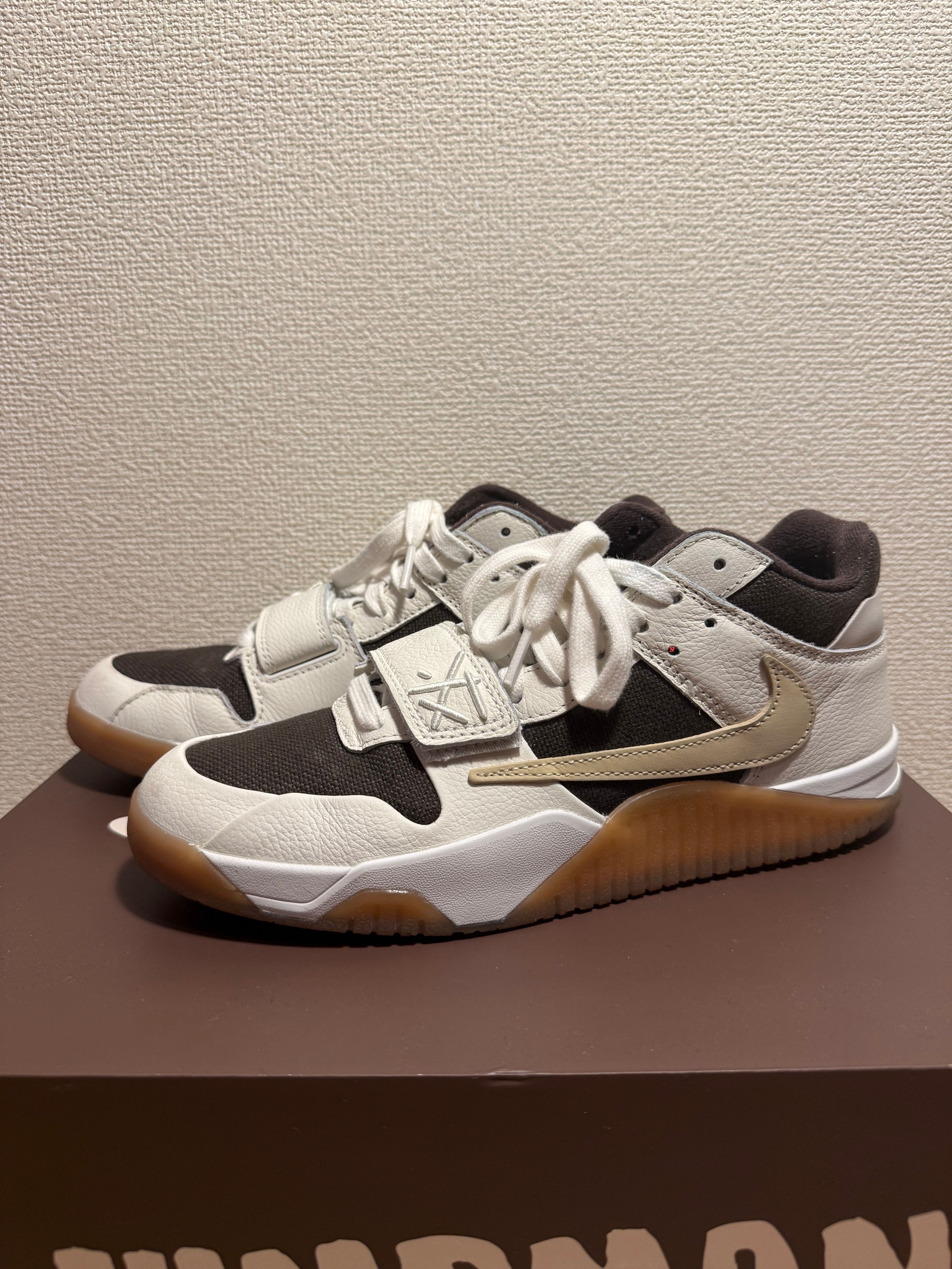 Travis Scott × Nike Jordan Jumpman Jack TR "Sail and Dark Mocha"