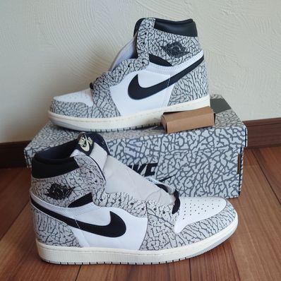 Nike Air Jordan 1 High OG "White Cement/Safari"