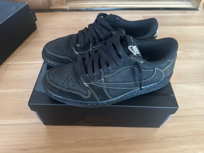 Travis Scott × Nike Air Jordan 1 Low OG SP "Black Phantom"
