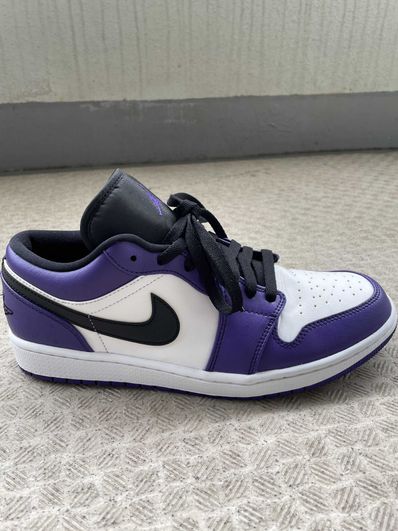 NIKE AIR JORDAN 1 LOW "COURT PURPLE"