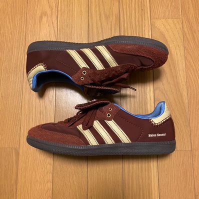 Wales Bonner × adidas Samba Nylon Low "Fox Brown/Sandy Beige/Lucky Blue"