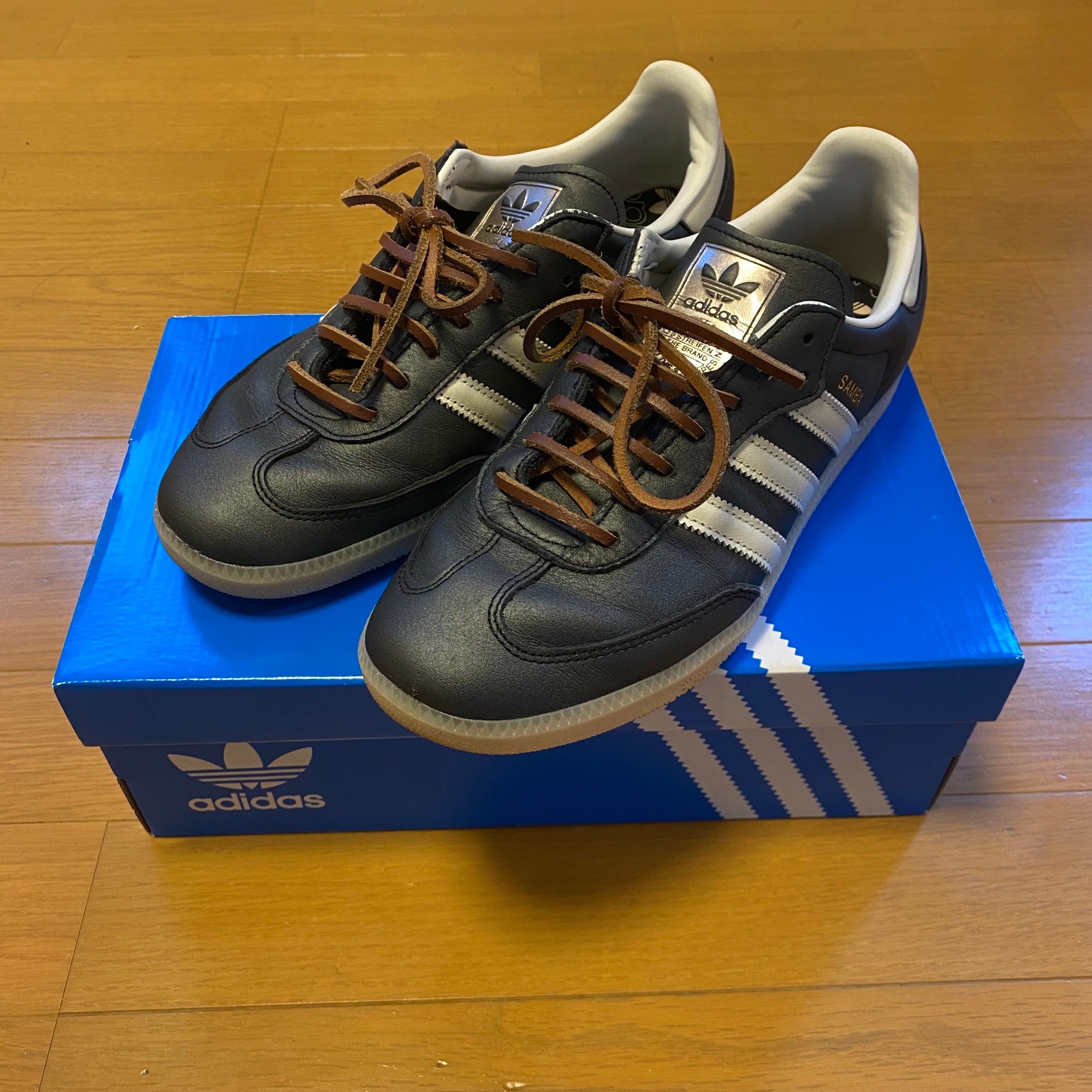 adidas Women's Samba OG "Ribbon Laces/Black/Pink"