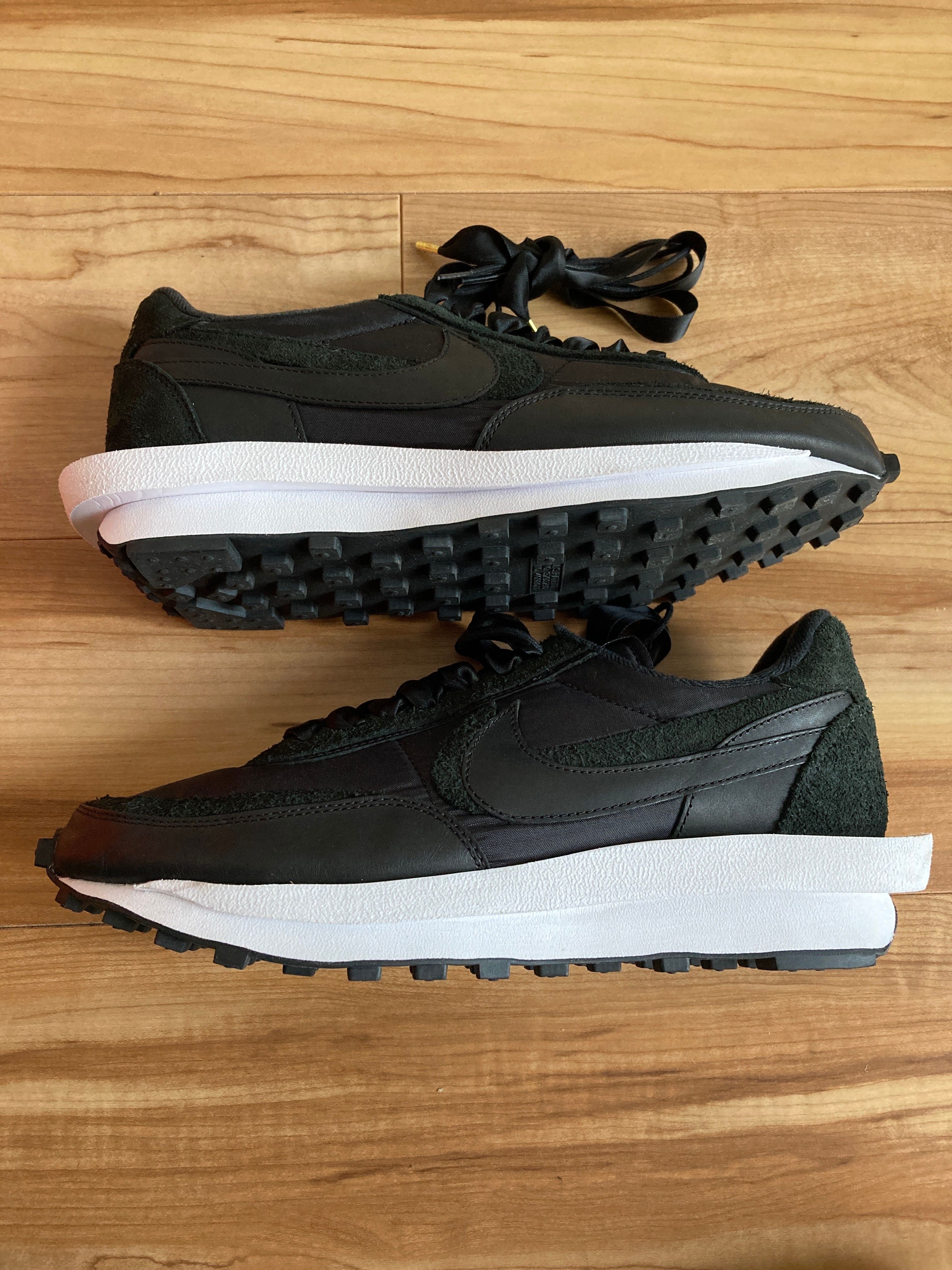 sacai × Nike LDV Waffle "Triple Black"