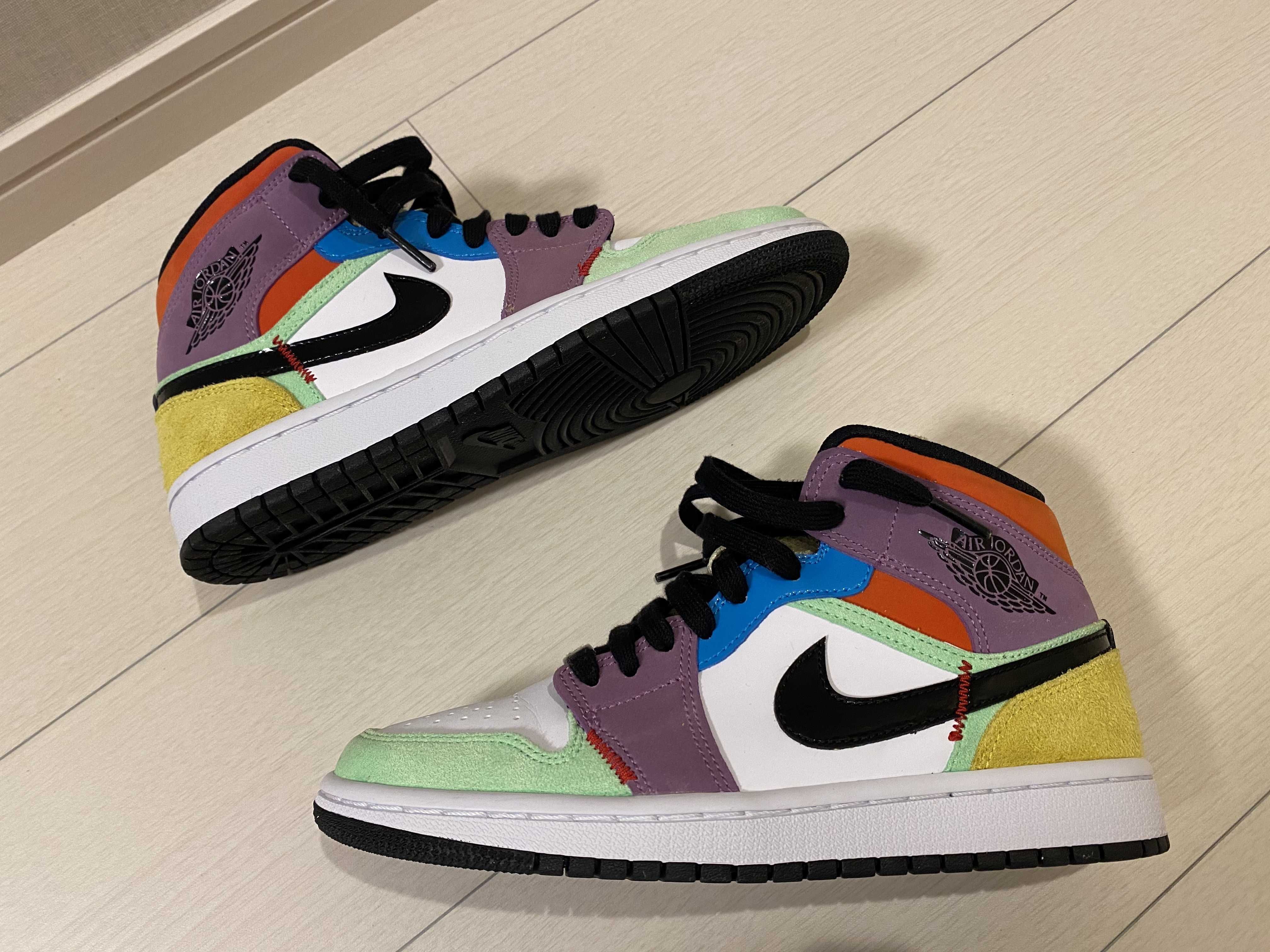 Nike Women's Air Jordan 1 Mid "Multi Color"
