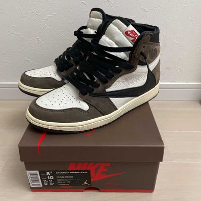 Travis Scott × Nike Air Jordan 1 Retro High OG TS SP "Sail/Dark Mocha"