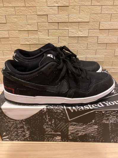 Wasted Youth × Nike SB Dunk Low "Black Denim"(Special Box) / VERDY