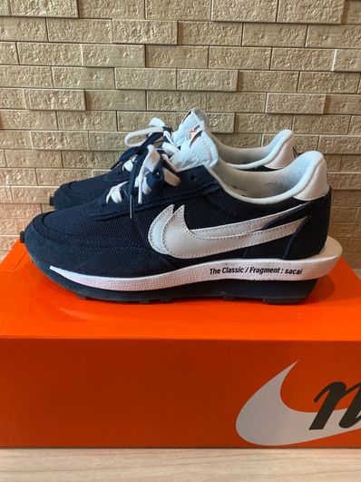 Fragment × sacai × Nike LD Waffle "Blackended Blue"