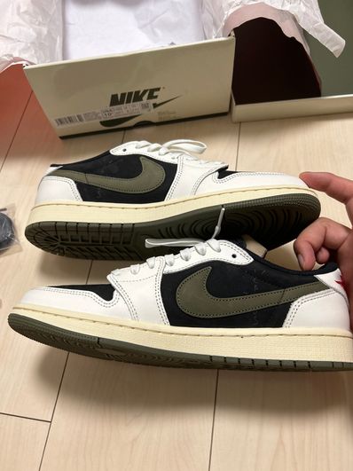 Travis Scott × Nike Women's Air Jordan 1 Low OG "Medium Olive"