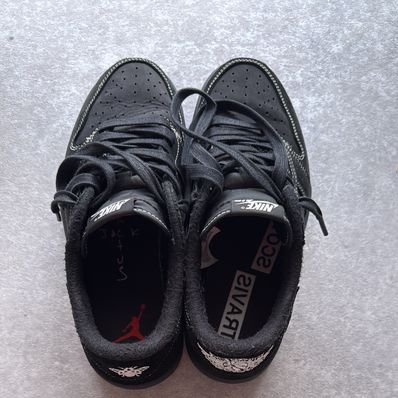 Travis Scott × Nike Air Jordan 1 Low OG SP "Black Phantom"