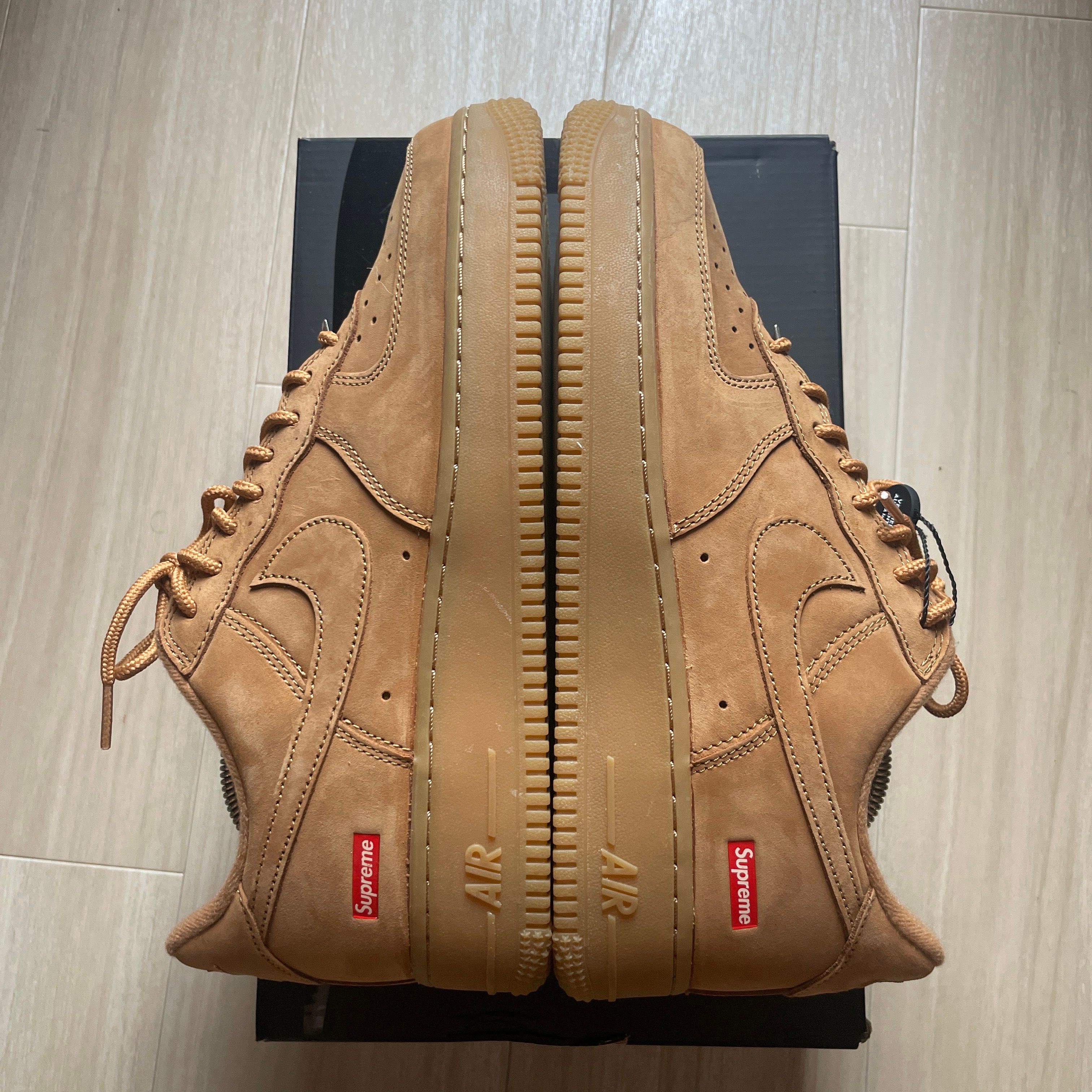 Supreme × Nike Air Force 1 Low "Flax/Wheat"
