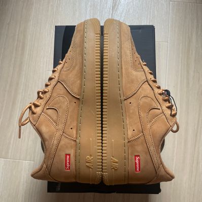 Supreme × Nike Air Force 1 Low "Flax/Wheat"