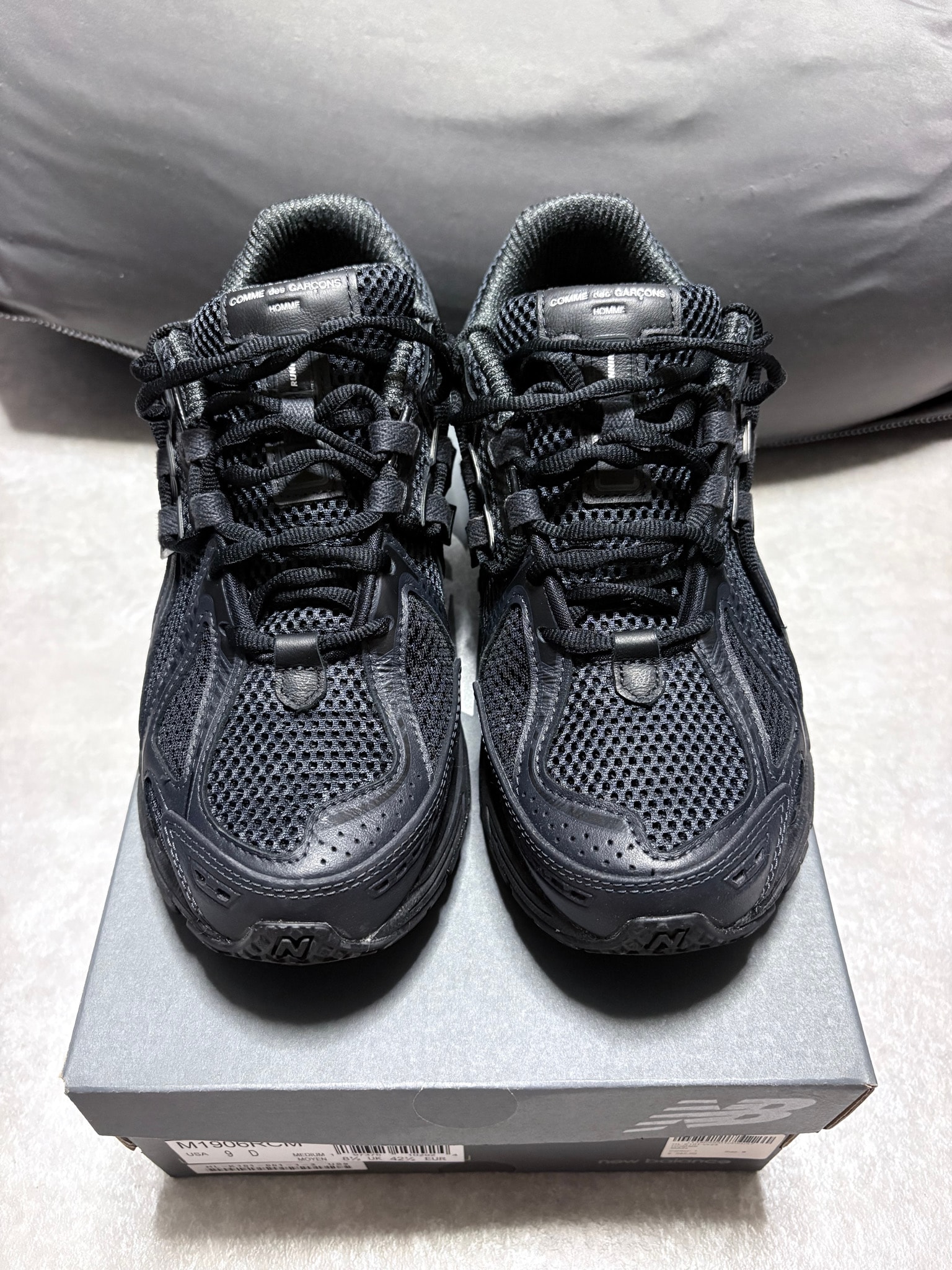 COMME des GARCONS HOMME × New Balance 1906R "Black"