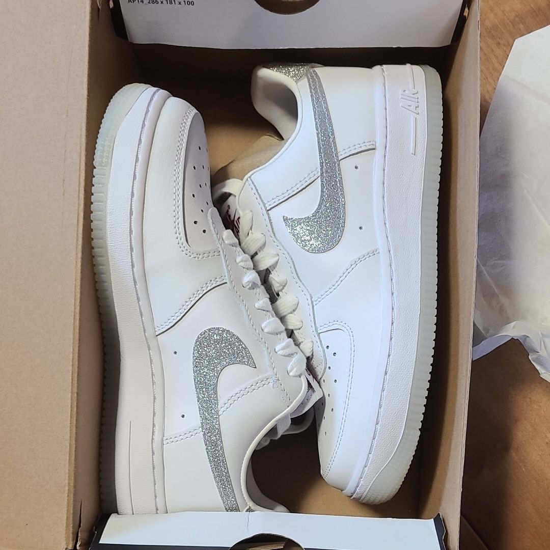 Nike Women's Air Force 1 '07 LX "White/Cool Grey/Multi Color"