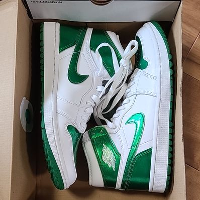 Nike Air Jordan 1 High Golf "Metallic Green"