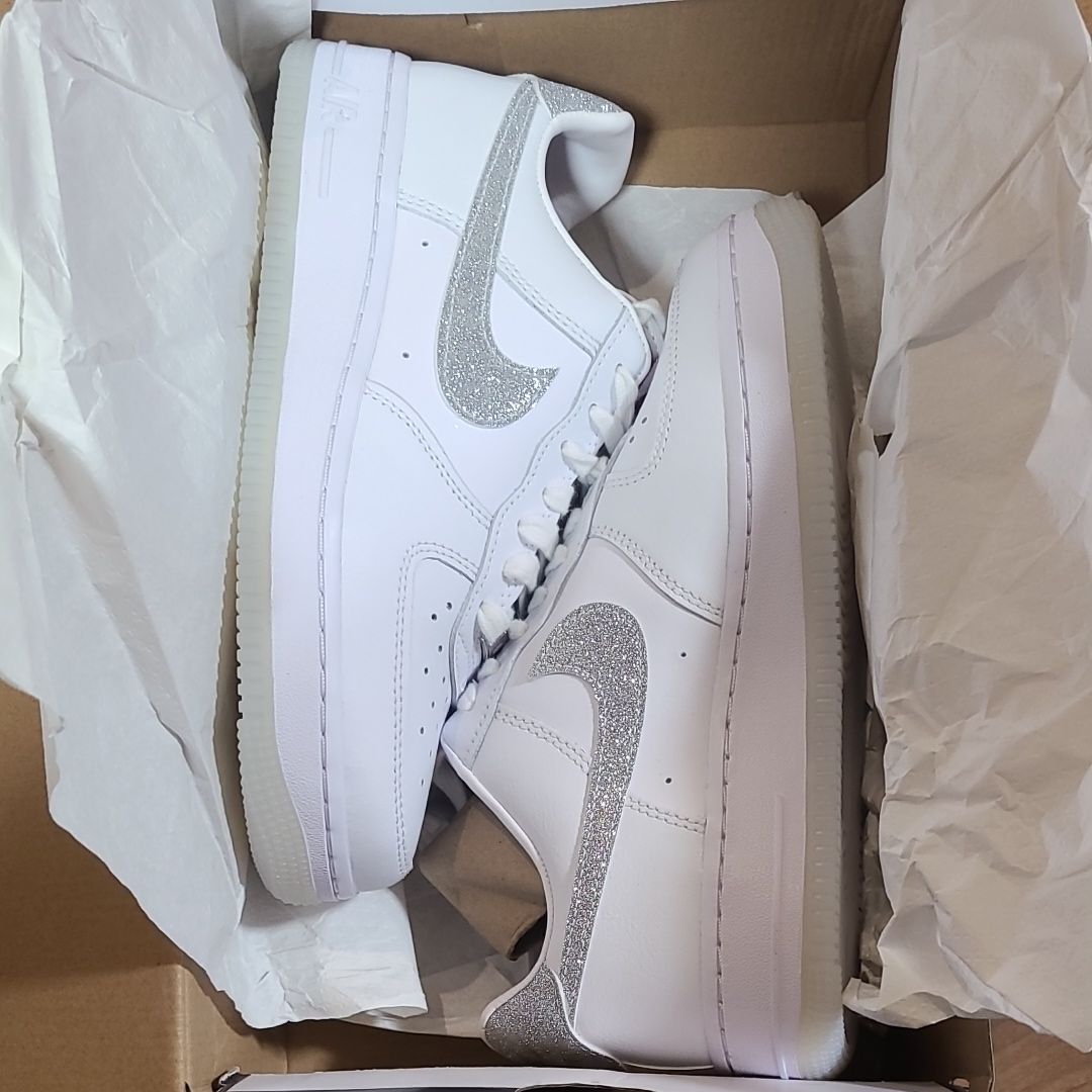 Nike Women's Air Force 1 '07 LX "White/Cool Grey/Multi Color"
