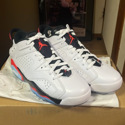 Nike Air Jordan 6 Low Golf "White Infrared"