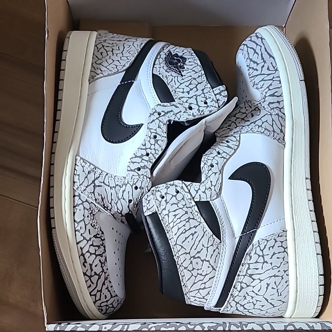 Nike Air Jordan 1 High OG "White Cement/Safari"