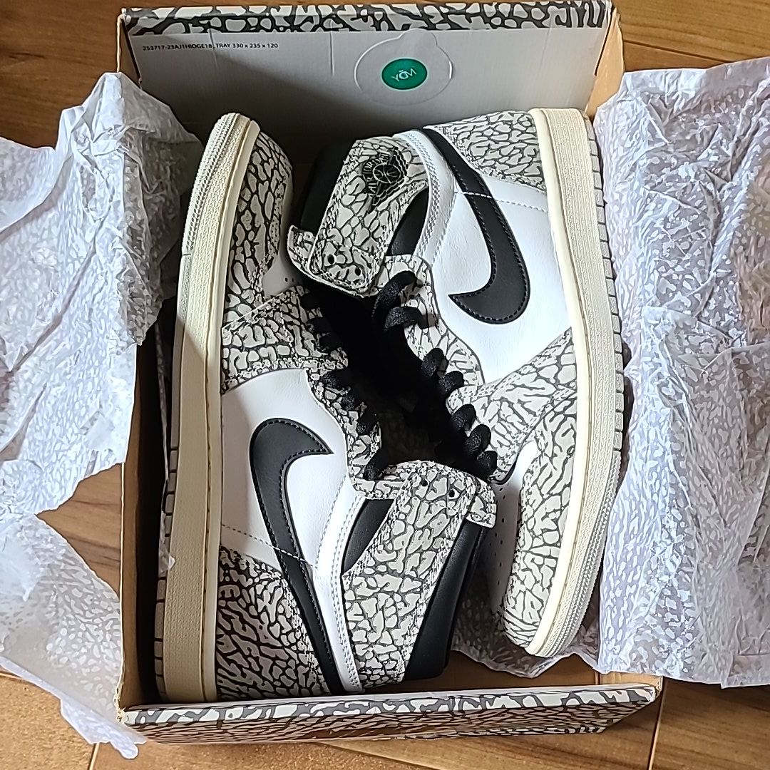 Nike Air Jordan 1 High OG "White Cement/Safari"