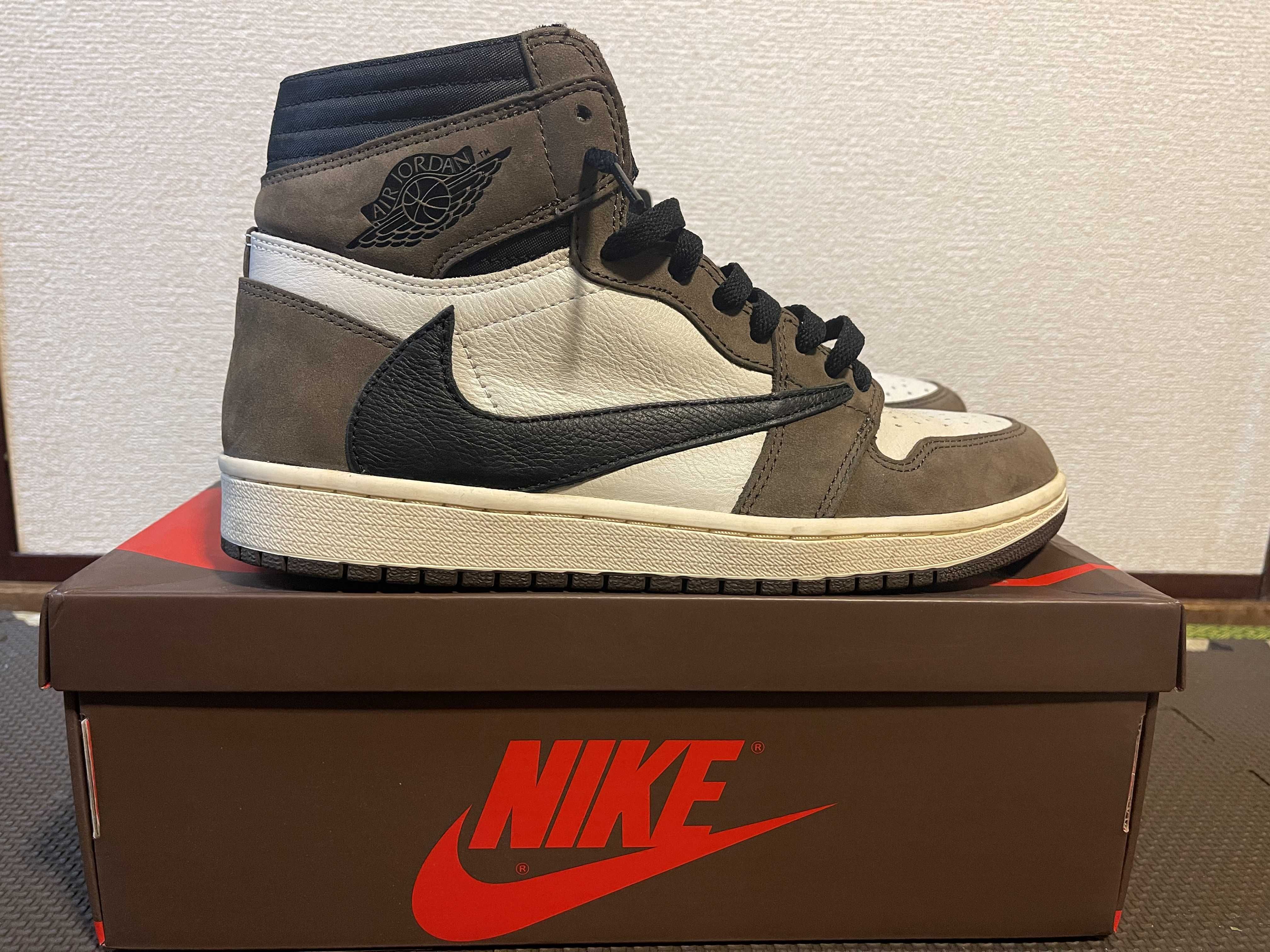 Travis Scott × Nike Air Jordan 1 Retro High OG TS SP "Sail/Dark Mocha"