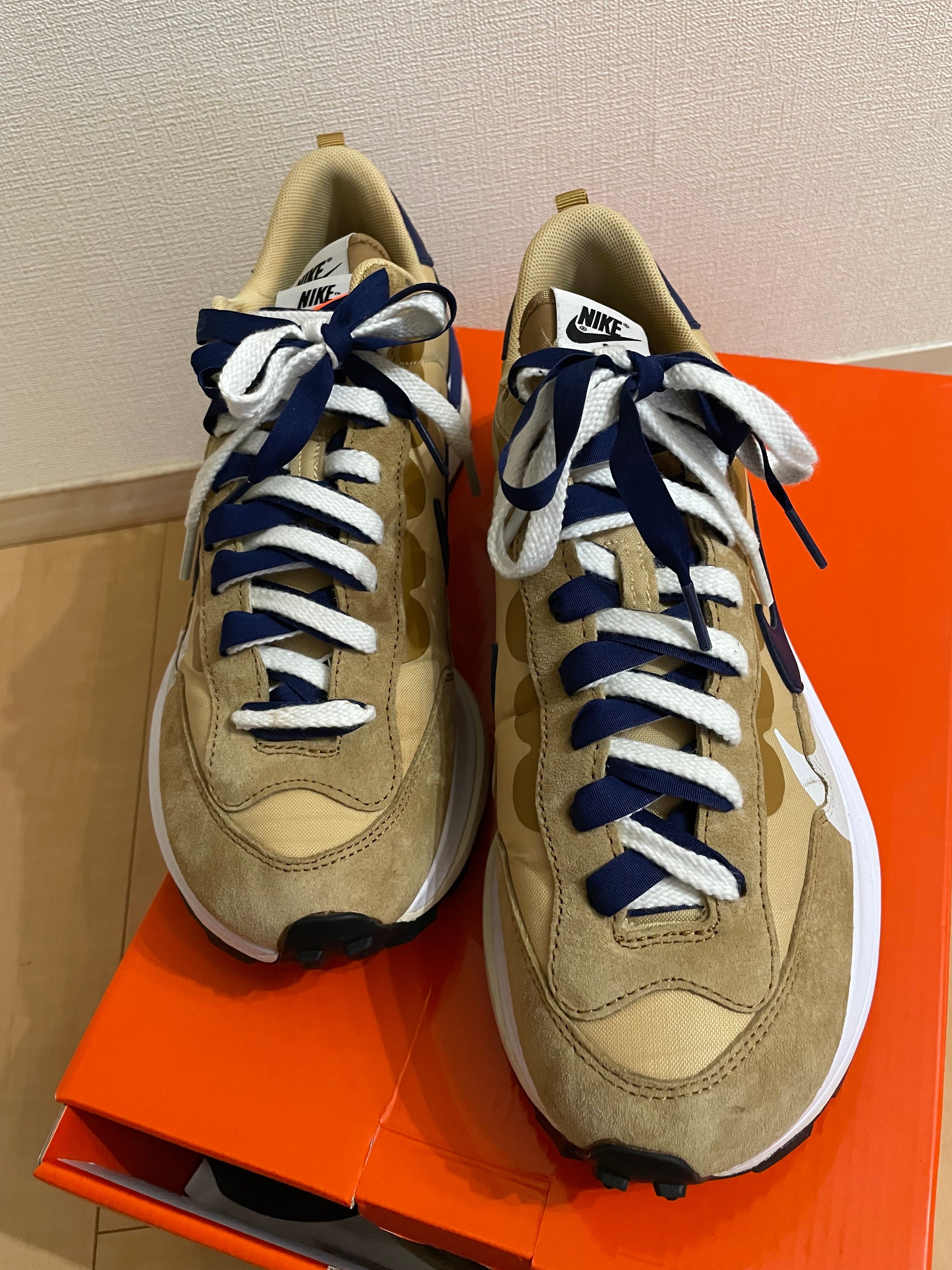 Sacai × Nike Vapor Waffle "Sesame And Blue Void"